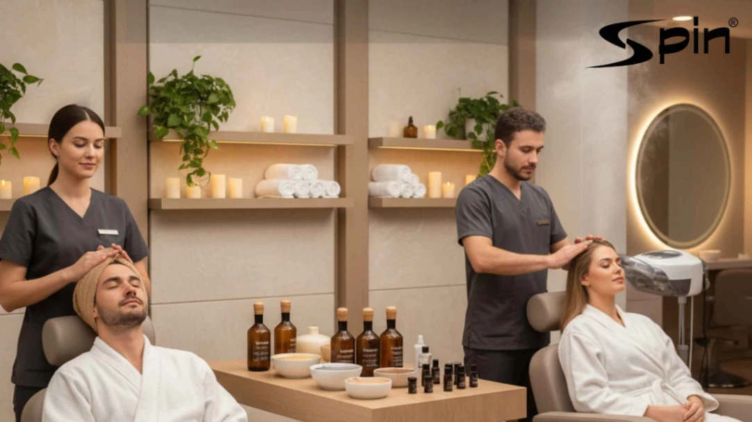 Herbal hair spa treatment